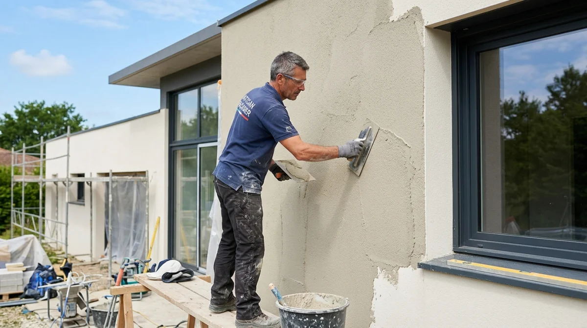 Prix d'un enduit de façade au m²