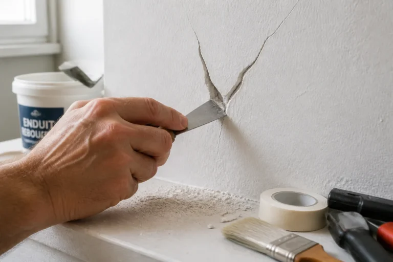 Comment réparer un mur fissuré sans aggraver les dégâts